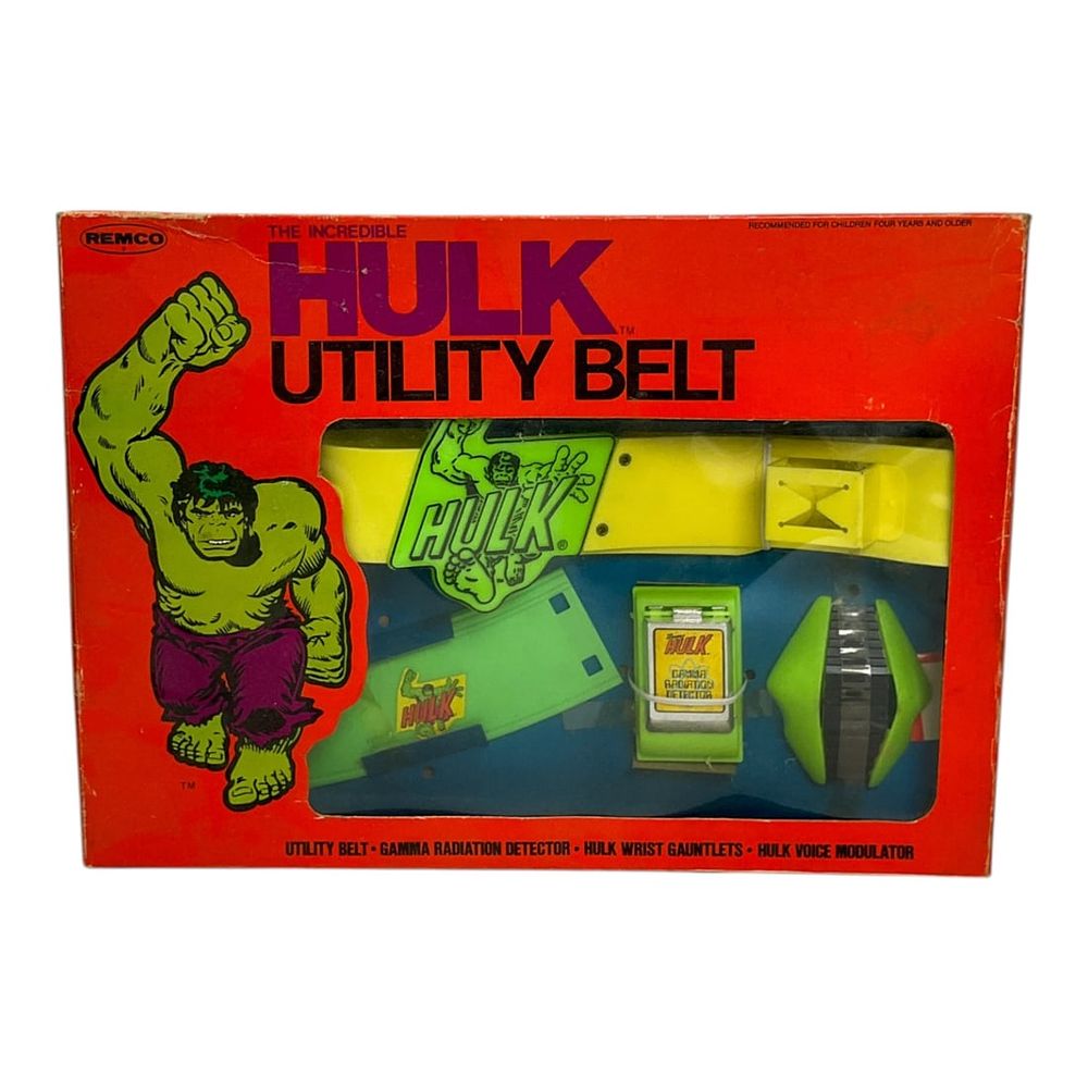Lot 197: Remco 1978 The Incredible Hulk Utility Belt Play Set