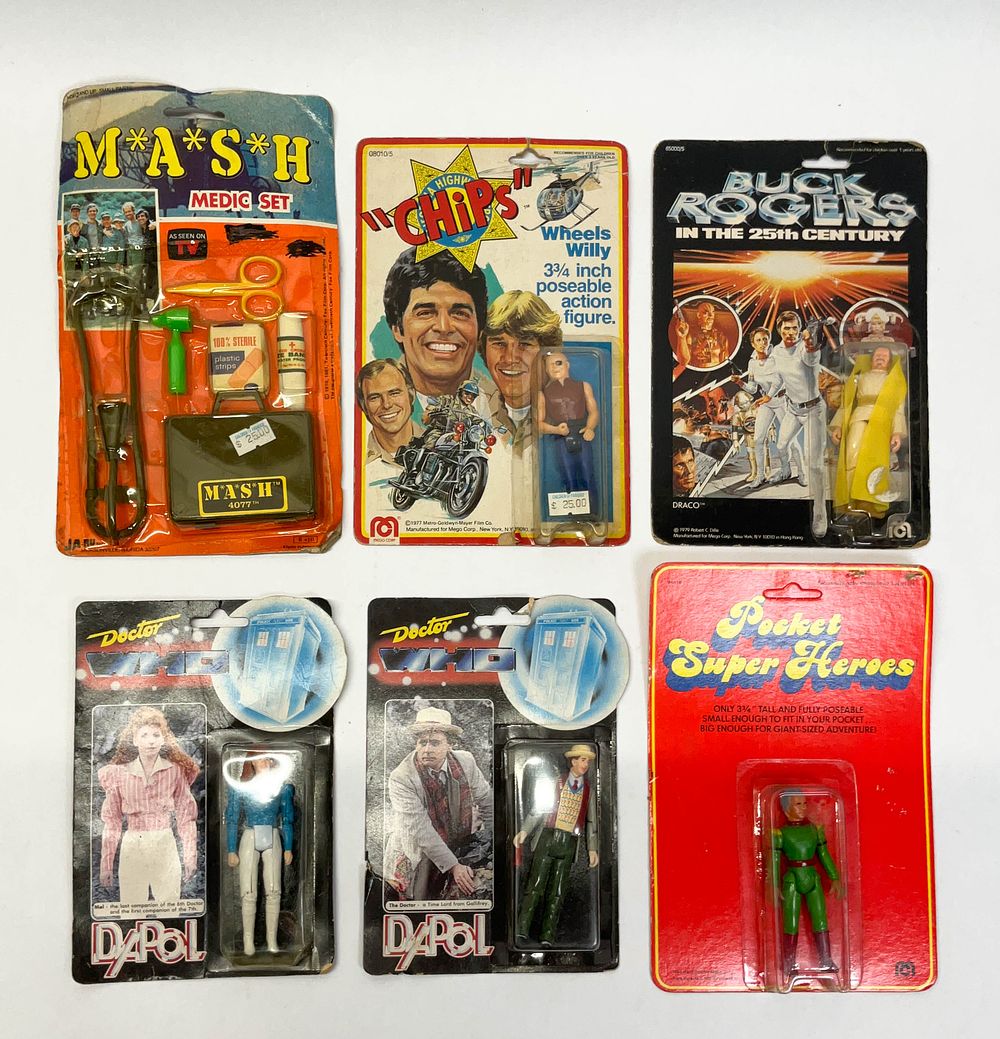 Lot 61: 6 Mego, Dapol & Ja-Ru Vintage Action Figure & Toy Collection 1977-1987