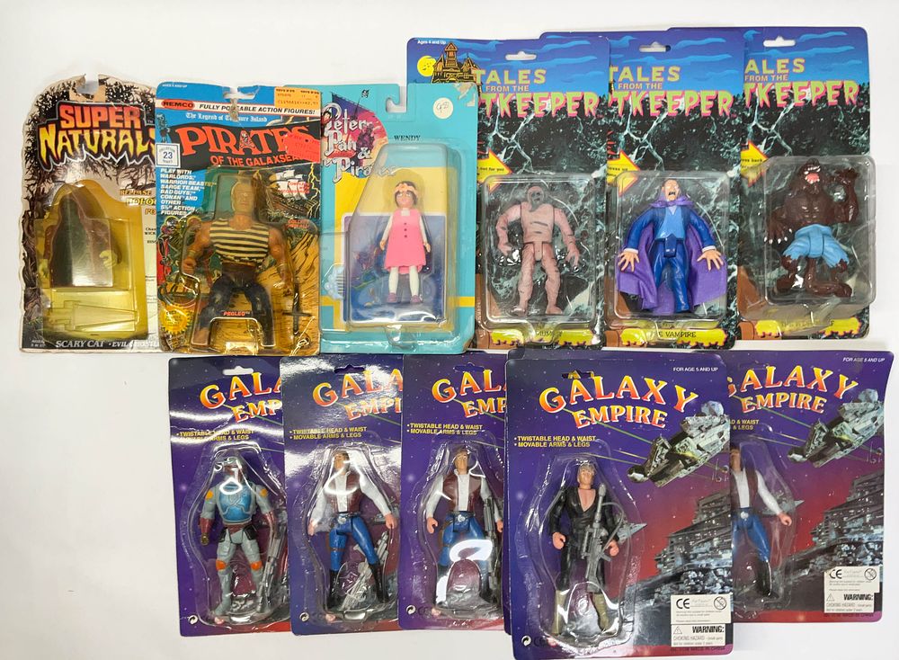 Lot 41: 11 - Remco, Tonka, and Ace Novelty Vintage Carded Action Figure Collection, 1984-1993
