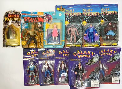 11 - Remco, Tonka, and Ace Novelty Vintage Carded Action Figure Collection, 1984-1993. This 