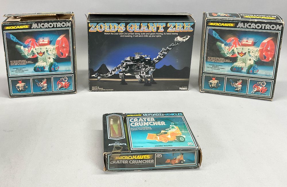 Lot 101: 4 - Takara and Tomy Japanese Mecha and Transformable Toy Collection, c. 1974-1984