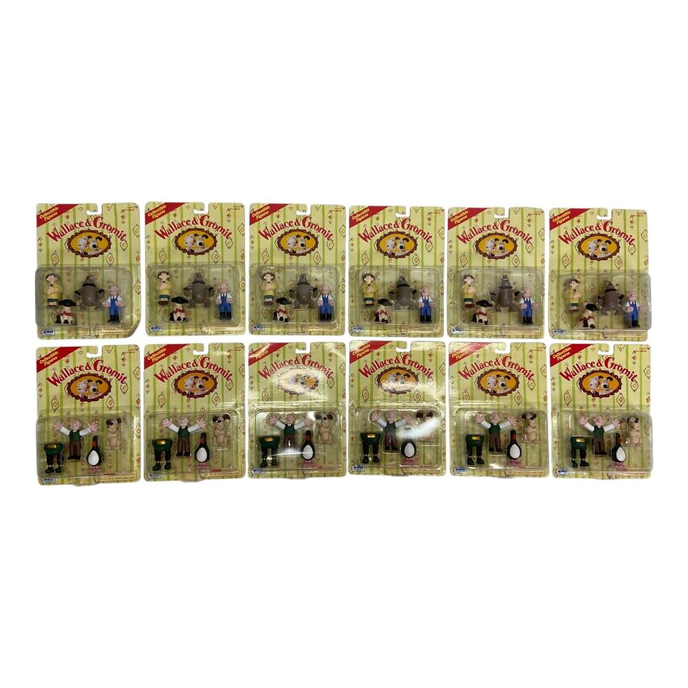 Lot 169: 12 Wallace & Gromit Collectible Figures Irwin Toys 1995