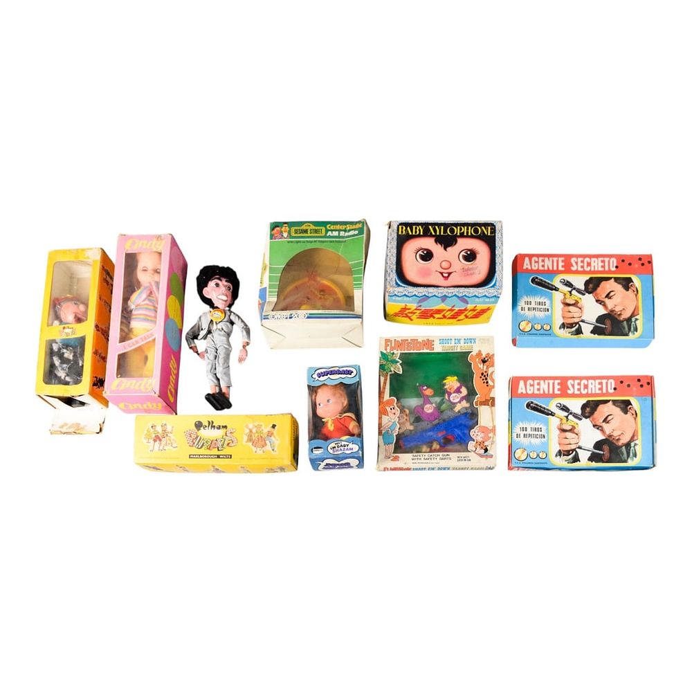 Lot 72: 10 Vintage Toys & Dolls Incl Pelham Puppets 1970s-1980s