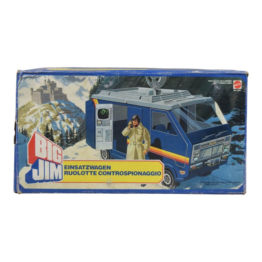 Lot 69: Mattel Big Jim Counterspy Detection Van in Original Box, Model 5259, c. 1981