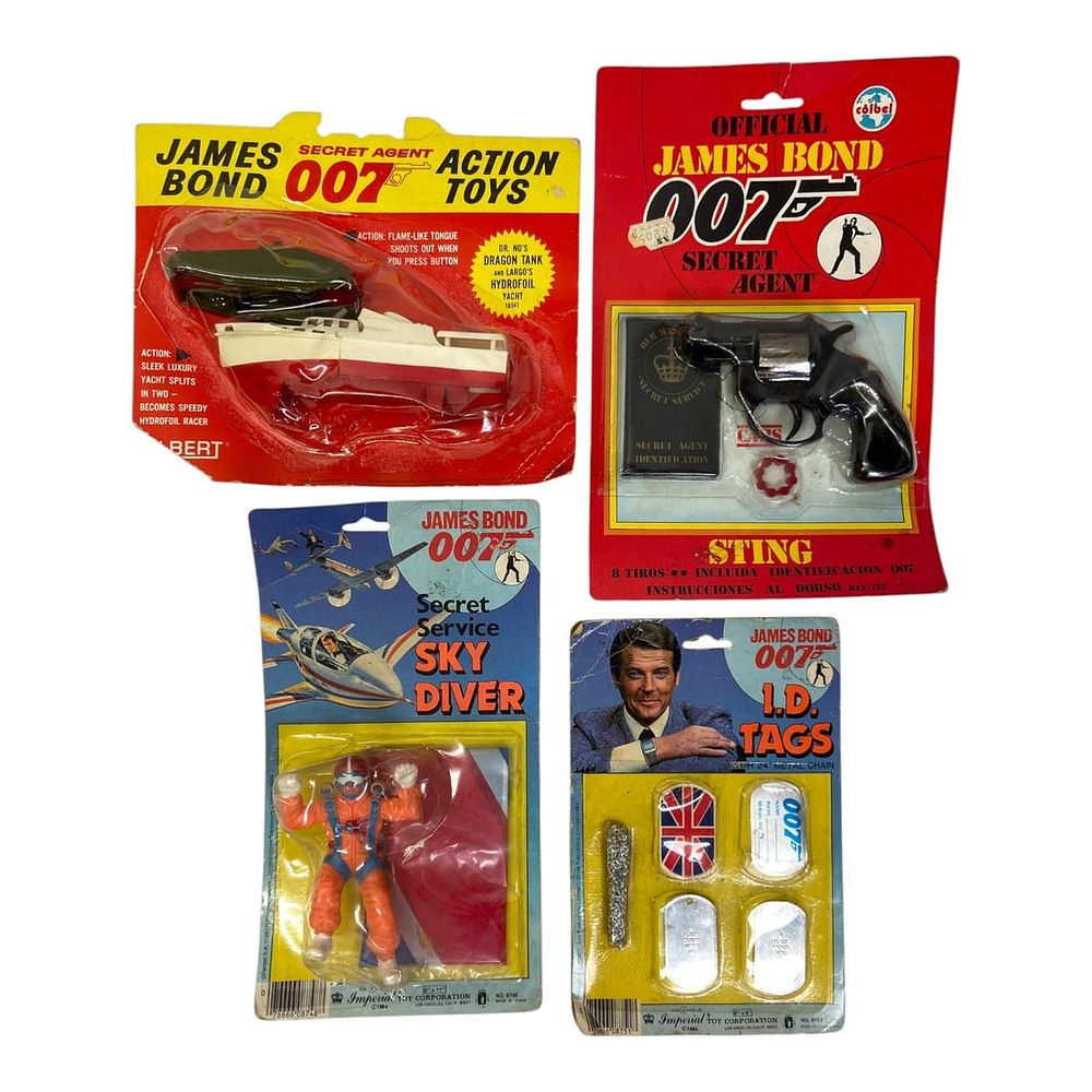 Lot 171: Vintage James Bond 007 Action Toys 1965-1984