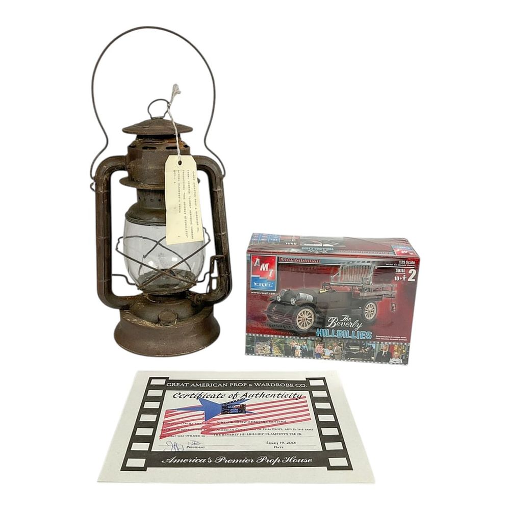 Lot 421: The Beverly Hillbillies Prop Lantern & Model Kit
