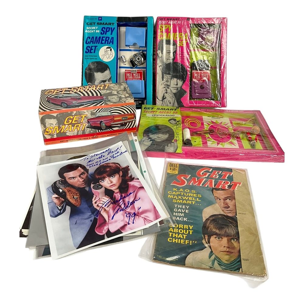 Lot 2: Get Smart Spy Camera Sets & Feldon Signed Photo