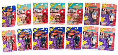 14 Pee-Wee's Playhouse Action Figures Matchbox 1988. Collection of 14 original carded figures 