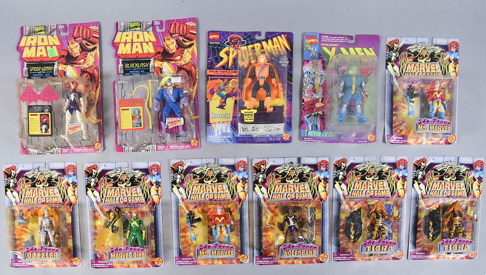 Lot 207: 11 Toy Biz Marvel Action Figures c. 1994-1997