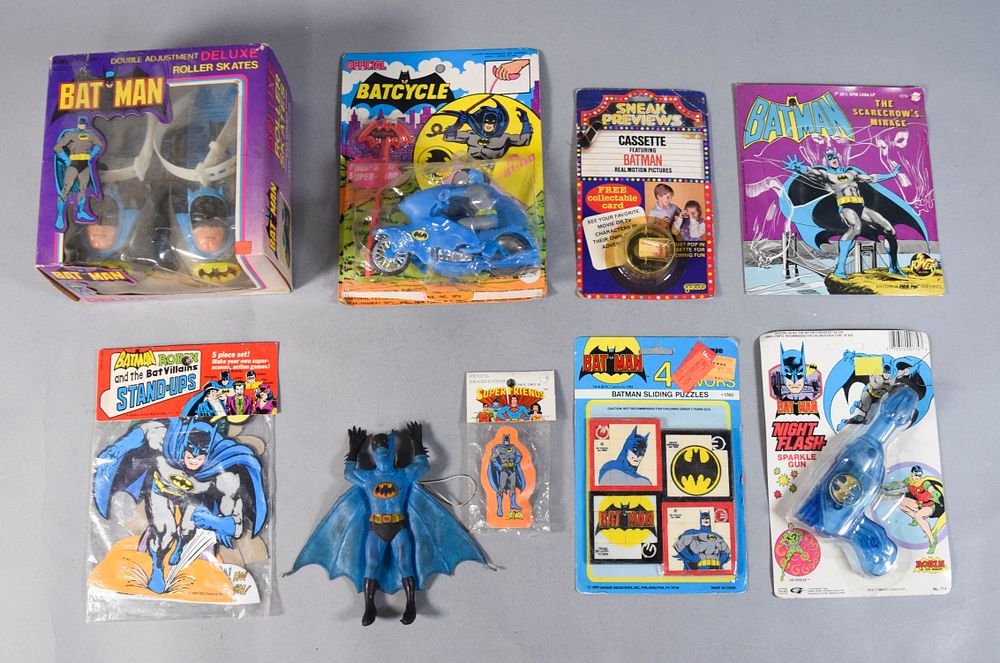 Lot 198: Vintage Batman Toy and Memorabilia Collection c. 1974-1989