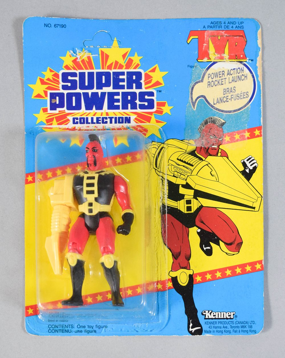 Lot 155: Kenner Super Powers Tyr Action Figure 1985