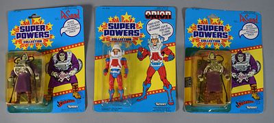 3 Kenner Super Powers Action Figures (Desaad and Orion). Three vintage action figures from the 