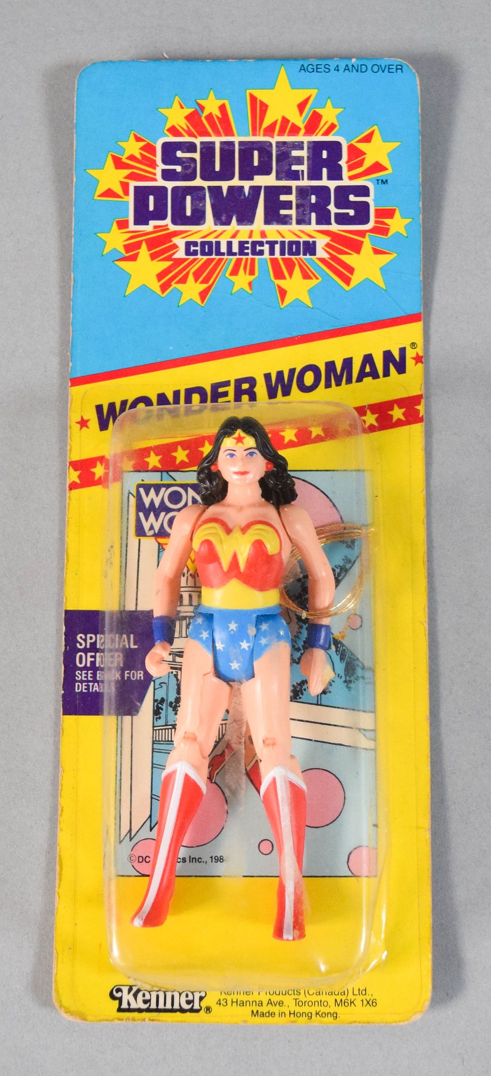 Lot 158: Kenner Super Powers Wonder Woman Action Figure 1986