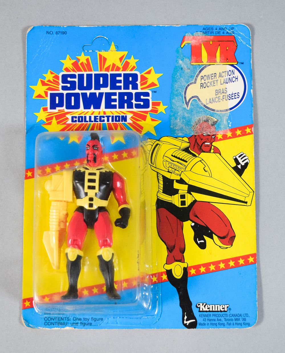 Lot 156: Kenner Super Powers Tyr Action Figure 1985