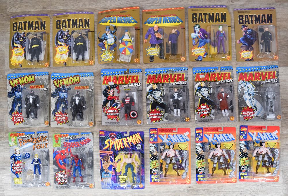 Lot 213: 18 Toy Biz DC and Marvel Comics Action Figures