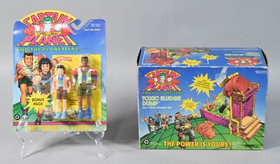 2 Captain Planet and the Planeteers Action Figures. Two action figures from the 1991 Tiger Toys 