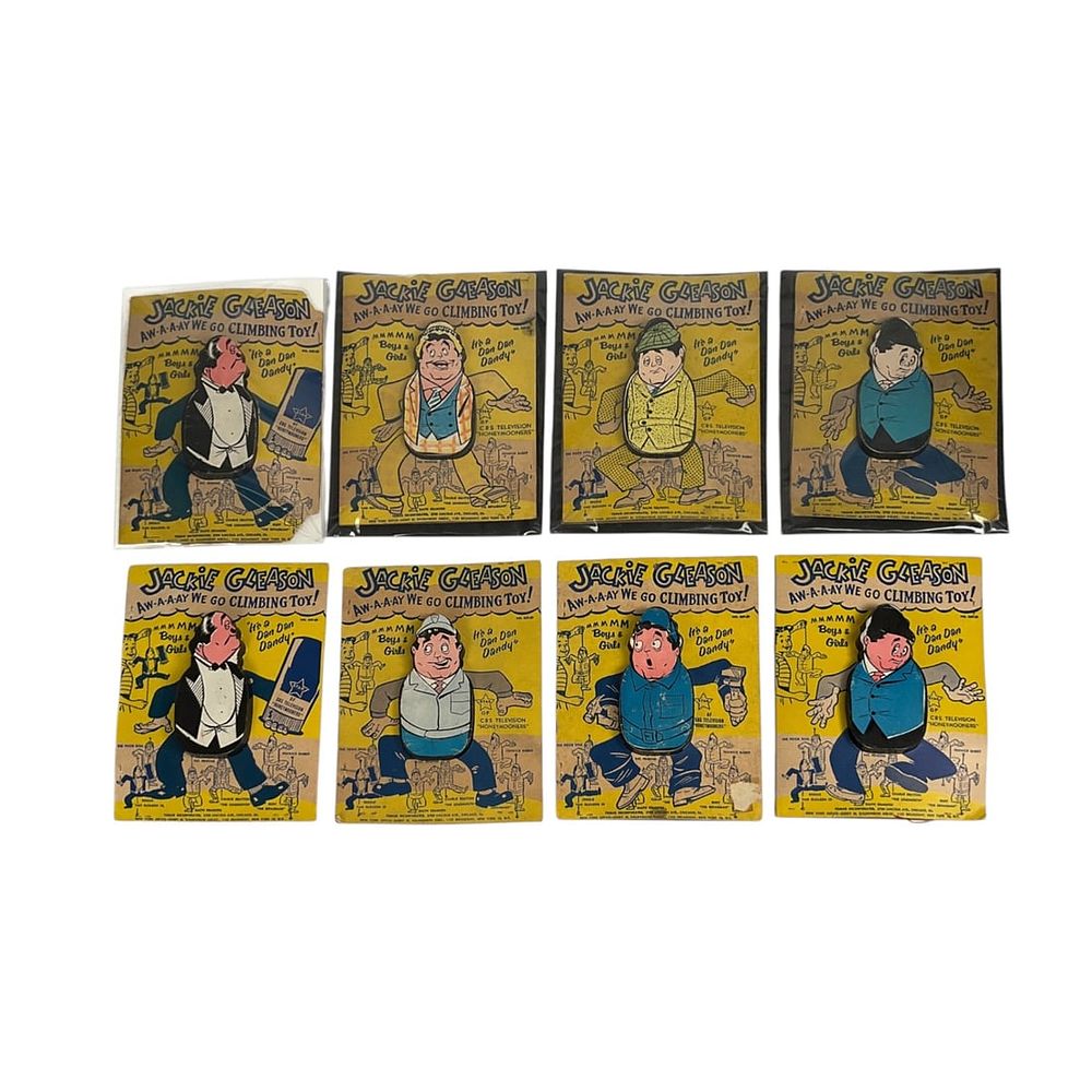 Lot 442: 8 Jackie Gleason Show Away We Go Climbing Toys