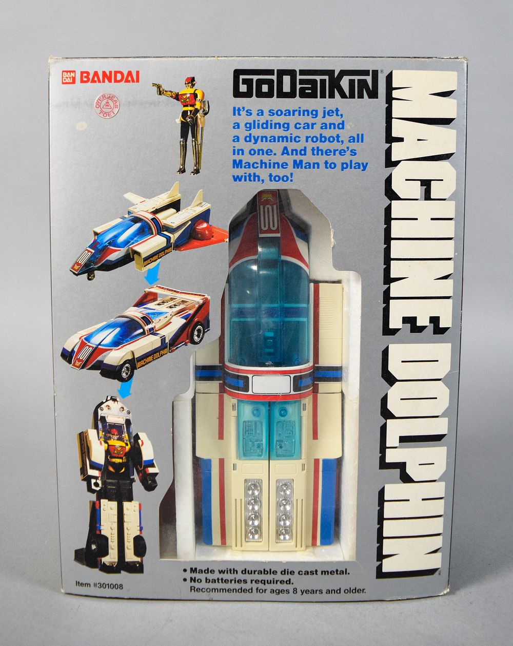 Lot 169: Bandai Godaikin Machine Dolphin Transforming Toy Set