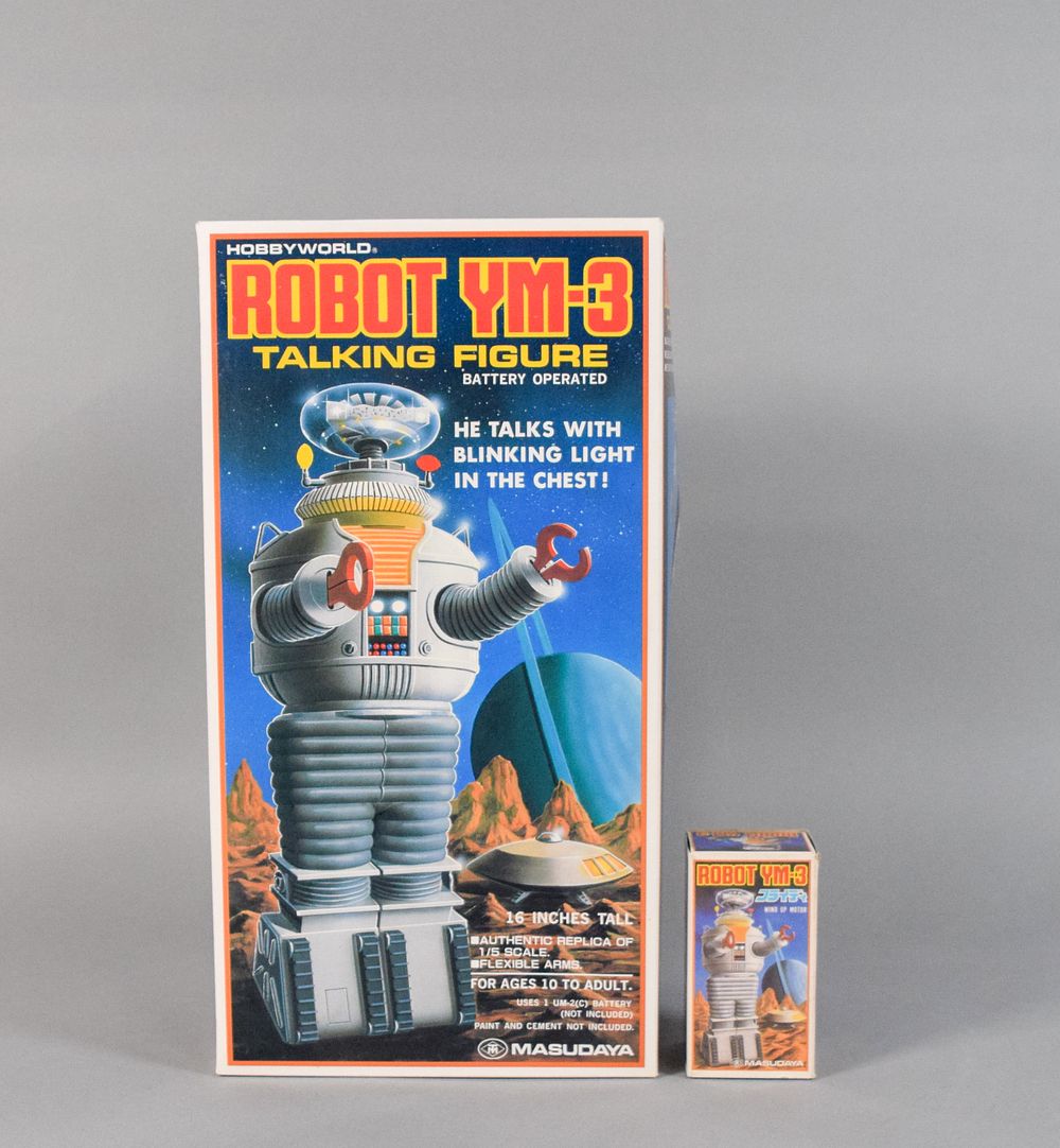 Lot 195: 2 Masudaya Robot YM-3 Lost in Space Figures