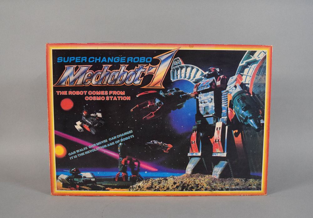 Lot 188: Vintage Super Change Robo Mechabot-1 Transforming Robot Toy Set