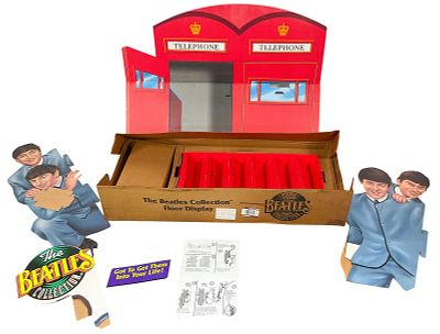 The River Group The Beatles Collection Trading Card Floor Display. Unassembled retail floor 