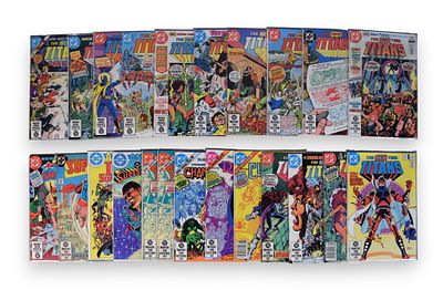 23 DC Comics Teen Titans, Superman, Supergirl. 23 DC comic books. The New Teen Titans 12-25. 