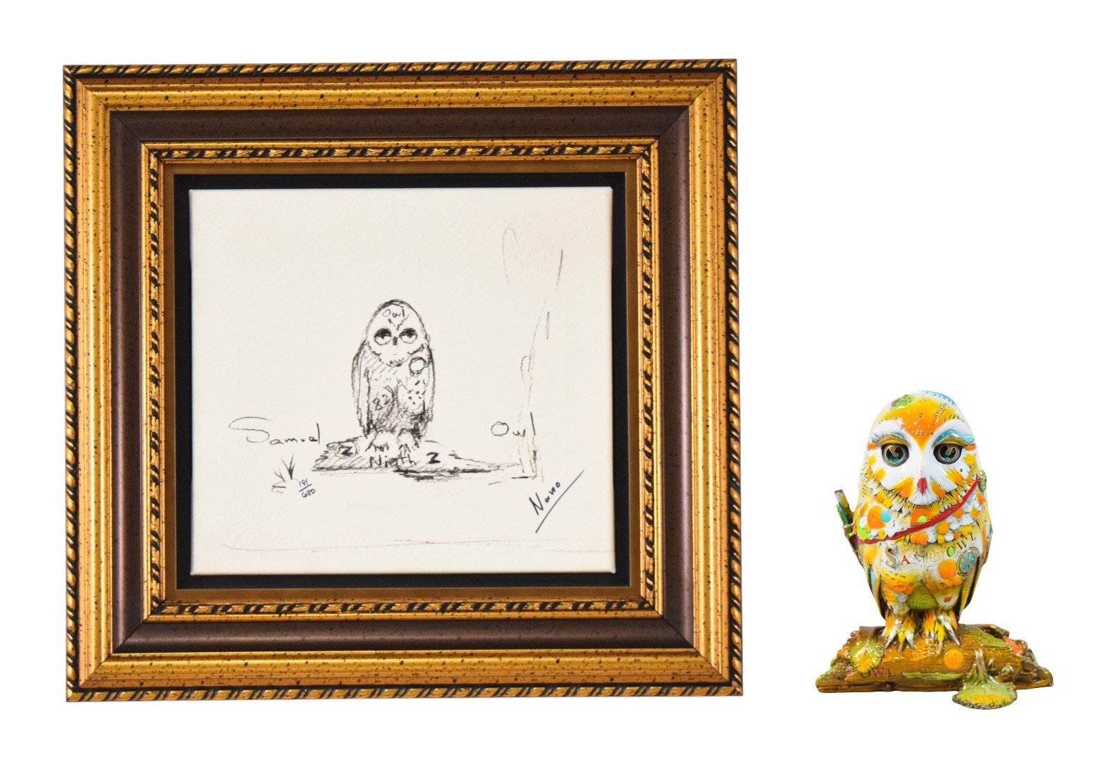 Nano Lopez Bronze Sculpture and Giclee Samuel the Poet
