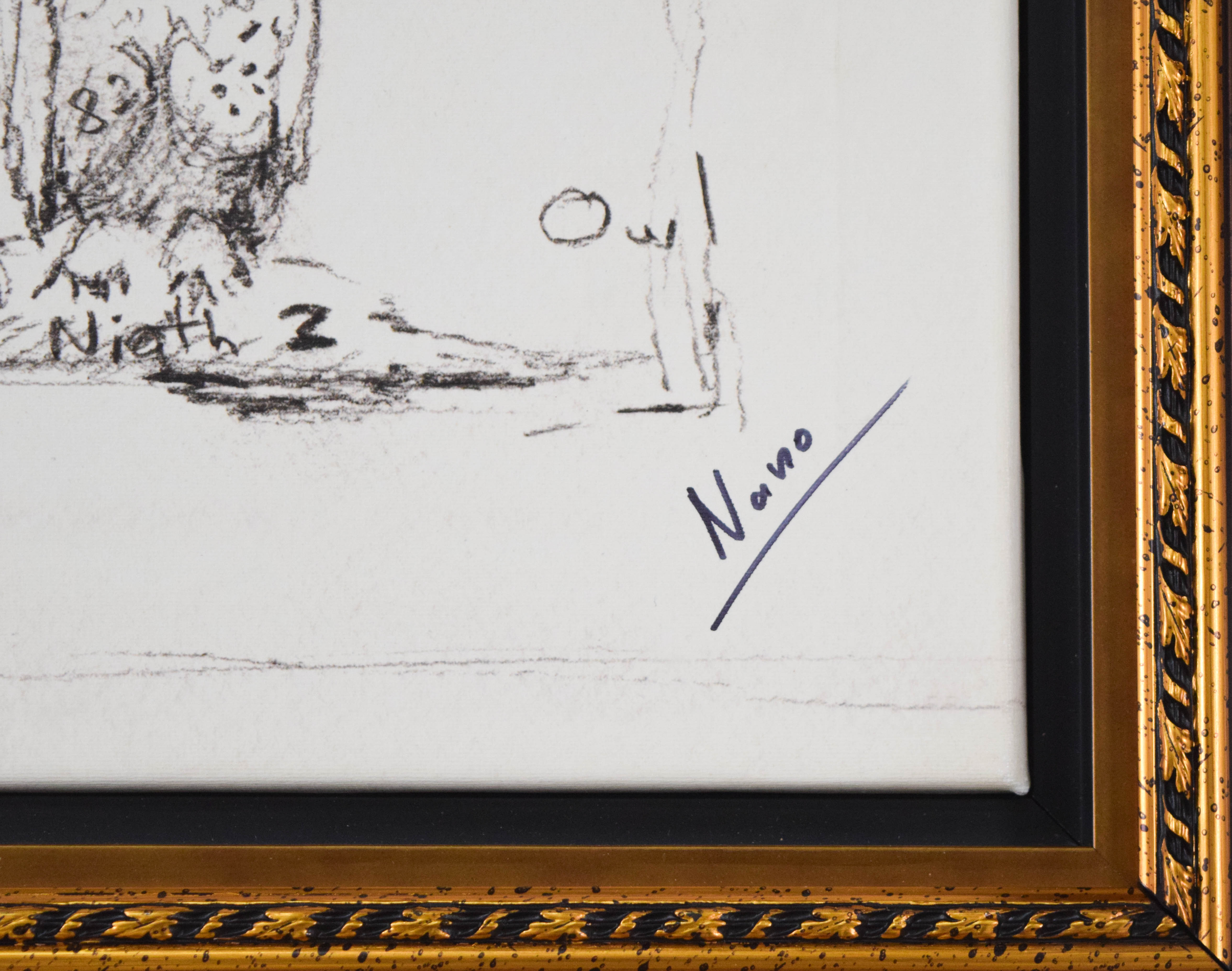 Nano Lopez Bronze Sculpture and Giclee Samuel the Poet