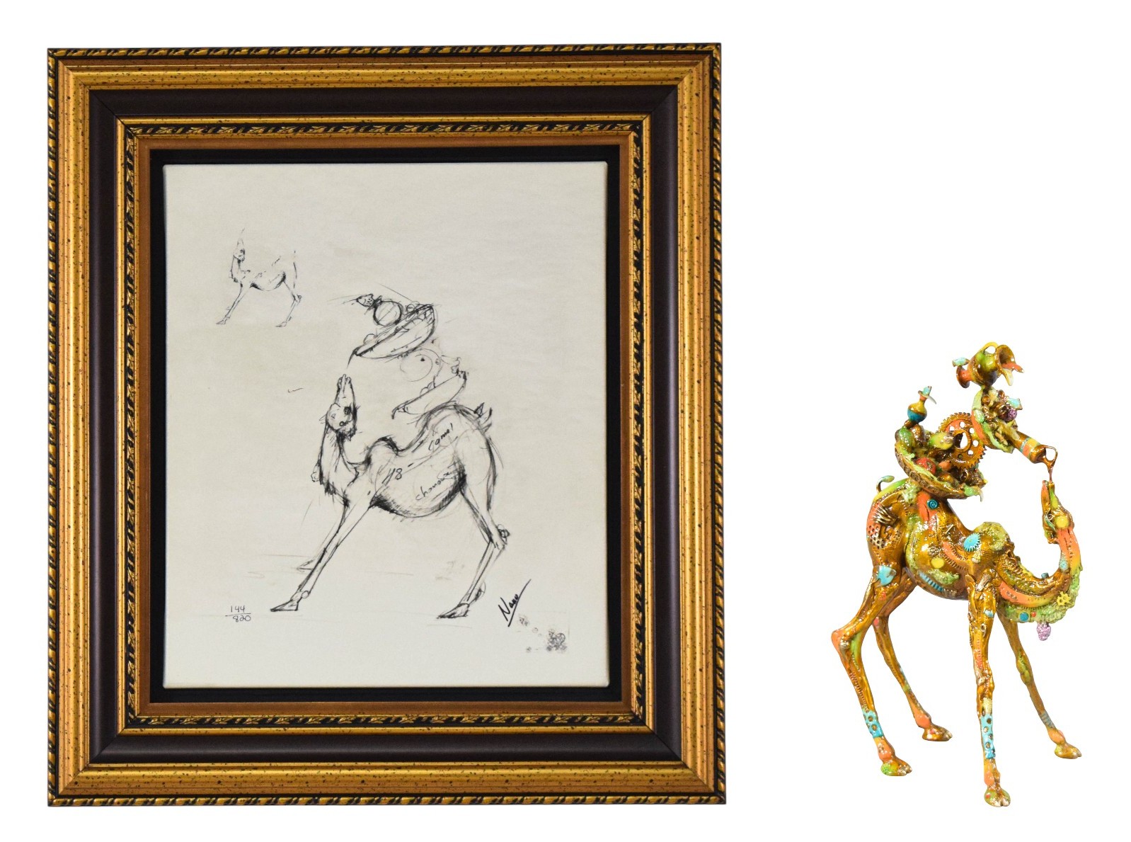 Nano Lopez Bronze Sculpture and Giclee Phillippe III Jr