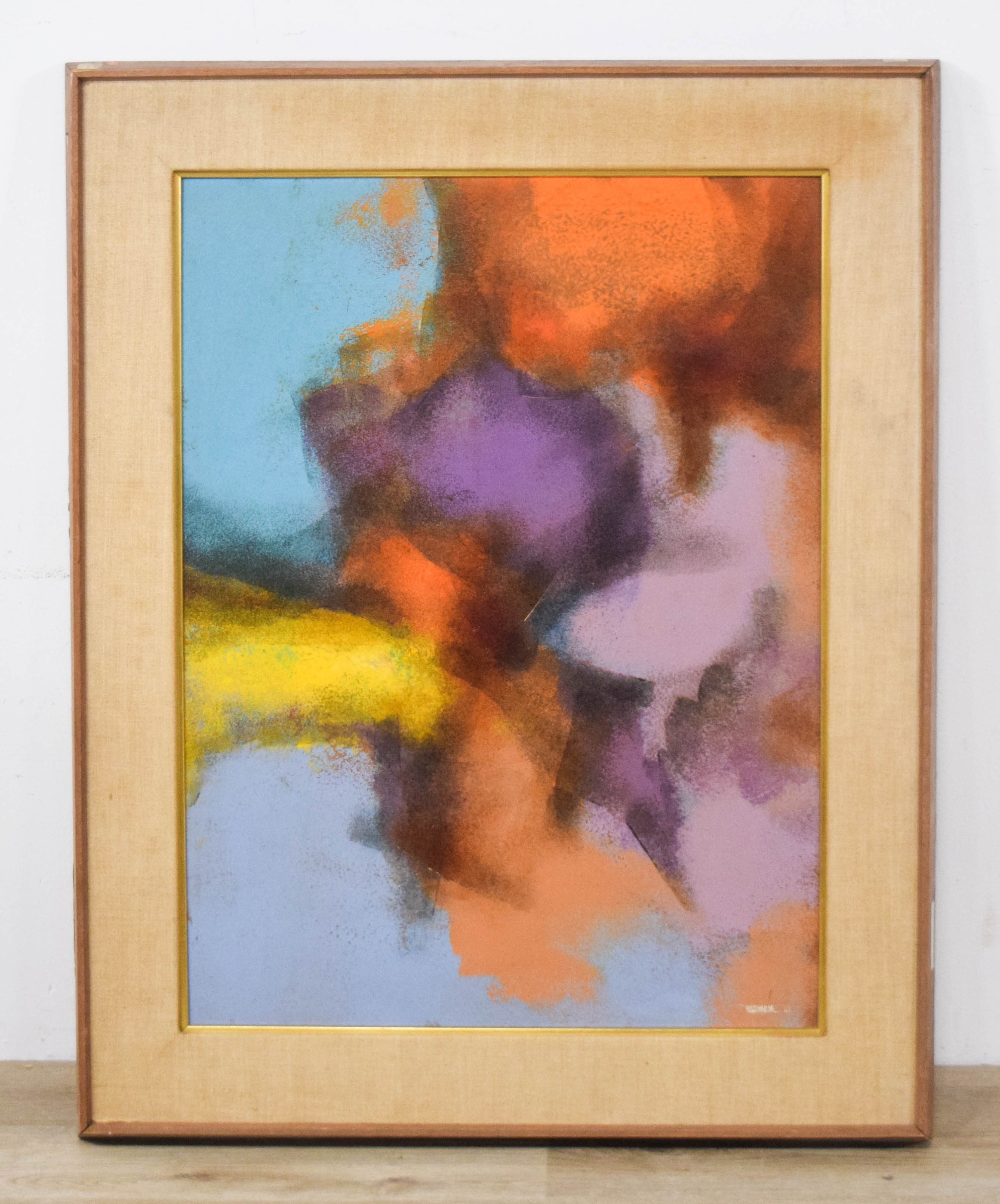 Leonardo Nierman Oil on Board Oracle #2
