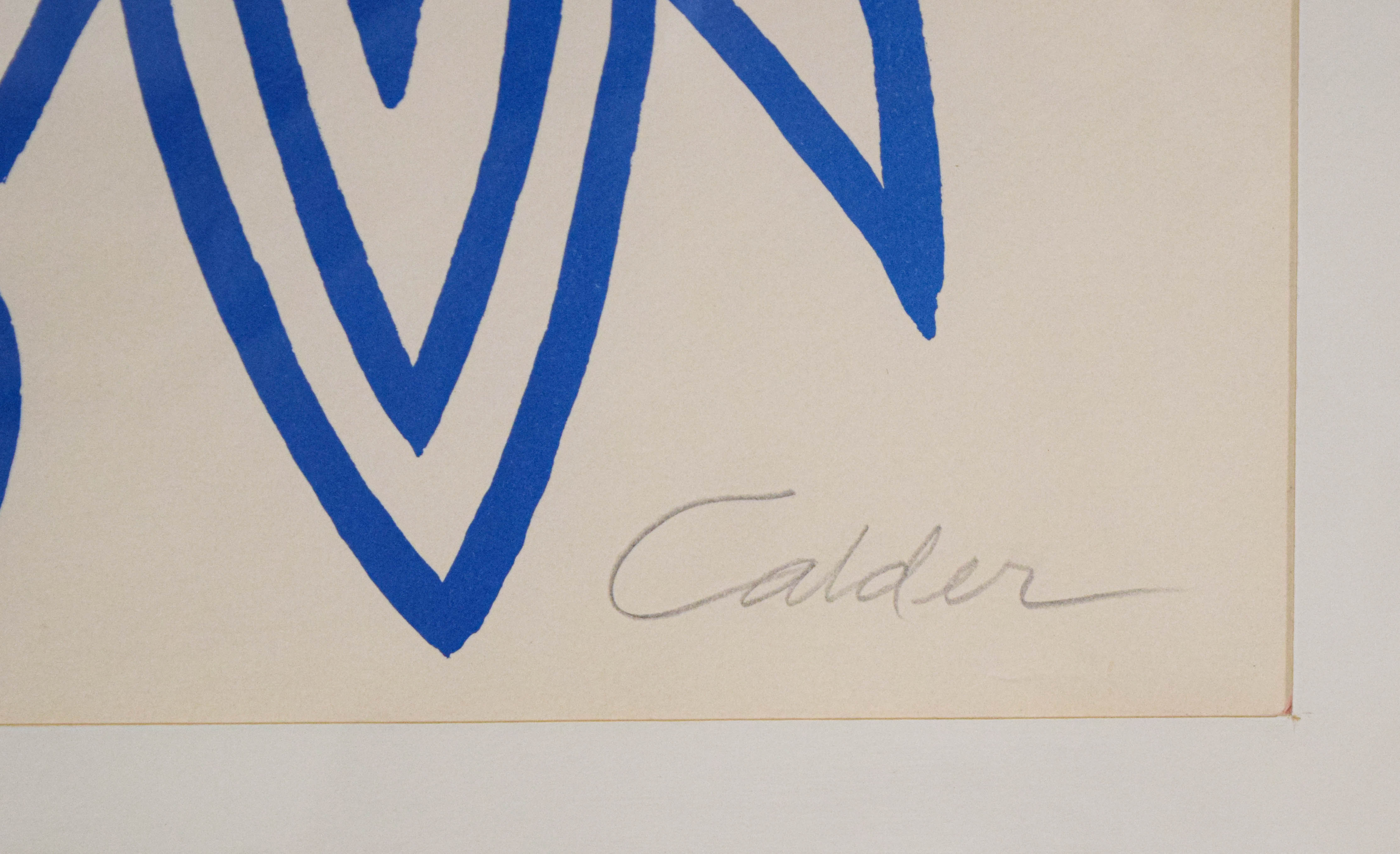 Alexander Calder Lithograph Abstract Composition