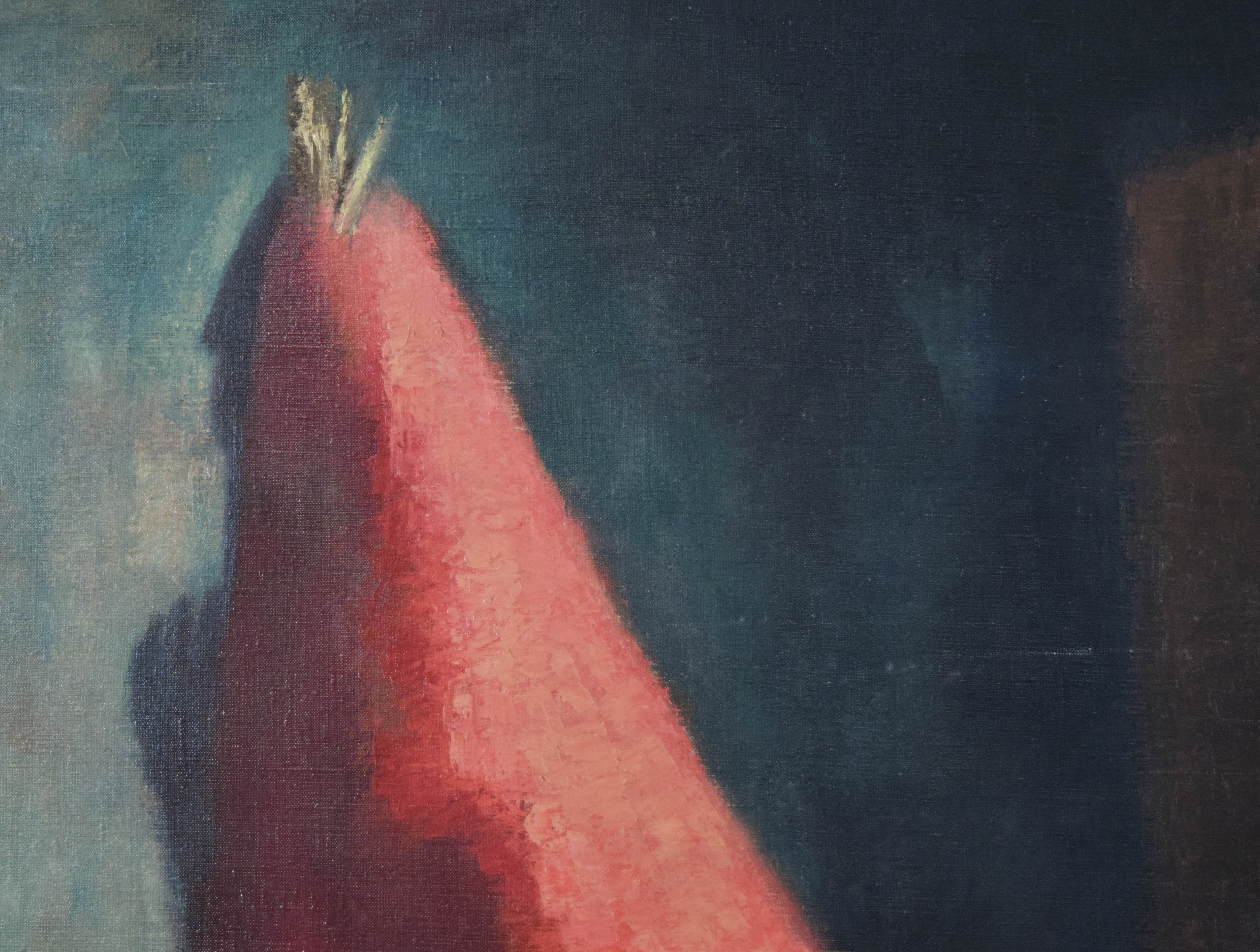 Jose Chavez Morado Oil on Canvas Procession 1960