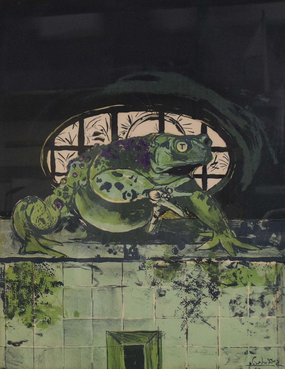 Lot 215: Graham Sutherland Lithograph Toad I