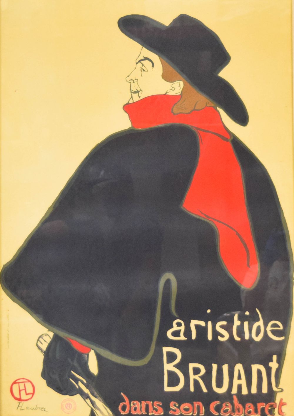 Lot 299: After Toulouse-Lautrec Aristide Bruant Dans Son Cabaret Poster