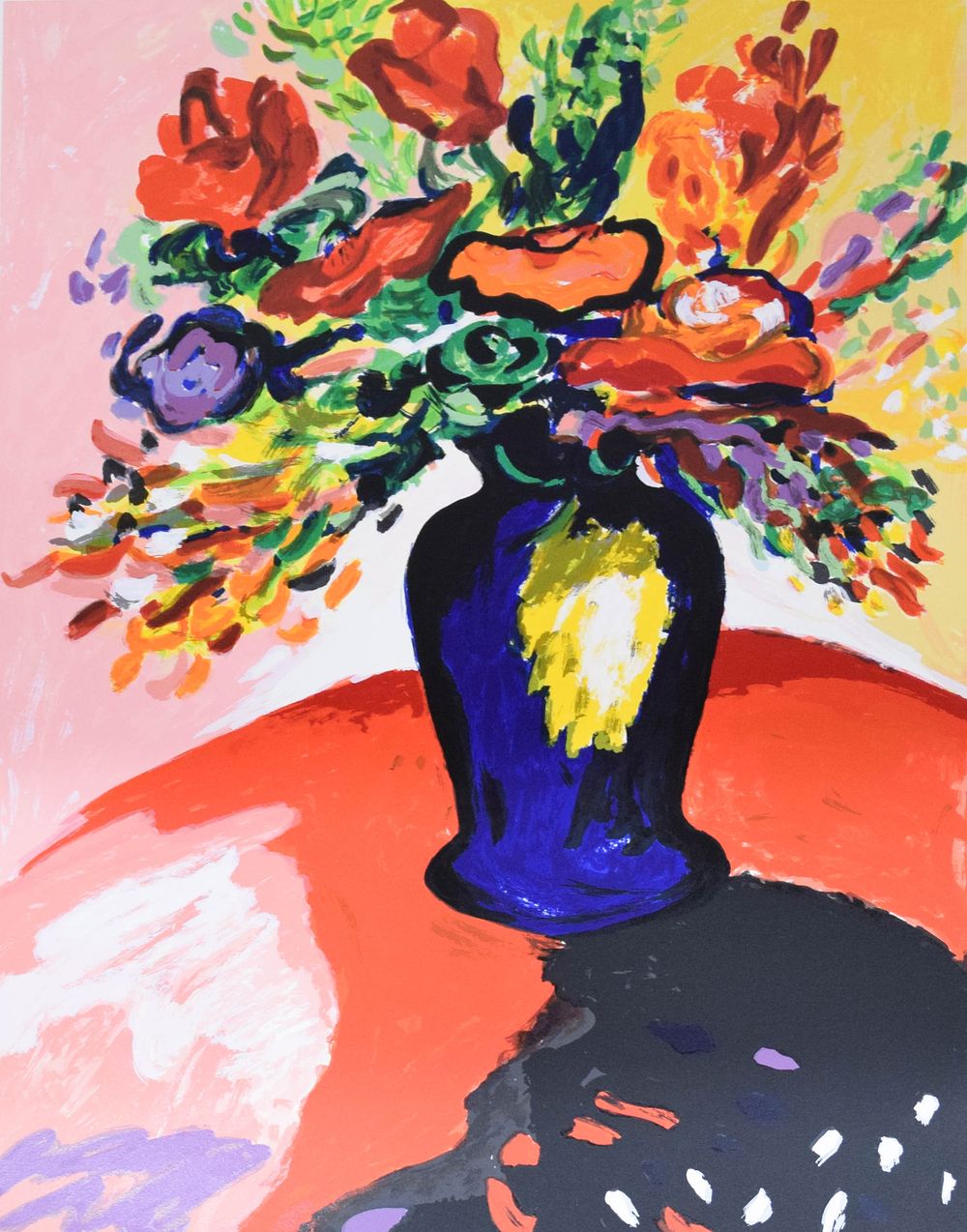Lot 224: Yehouda Chaki Lithograph Bouquet pour Grace