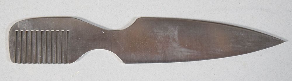Lot 275: Al Mar Steel Combination Blade and Comb with Sheath