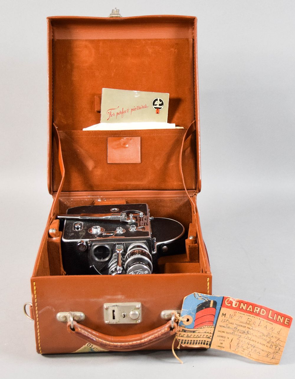 Lot 155: Paillard Bolex H16 16mm Motion Picture Camera Outfit