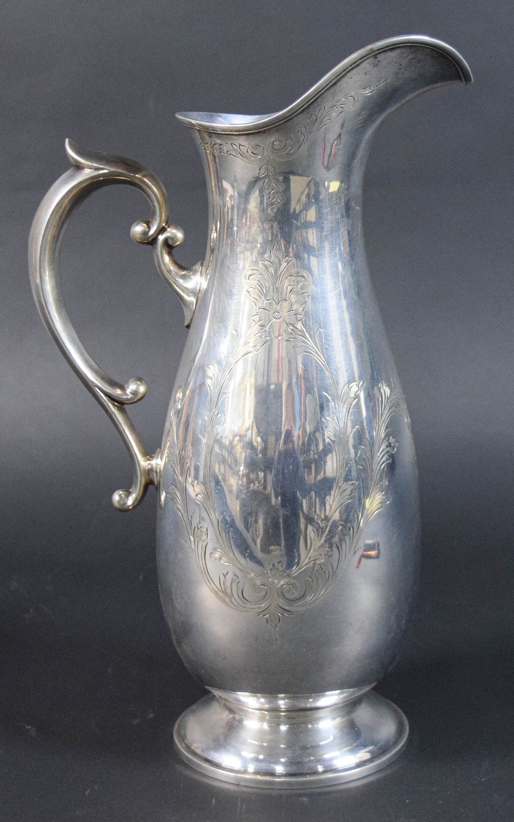 Lot 254: Mauser Sterling Silver Water Pitcher