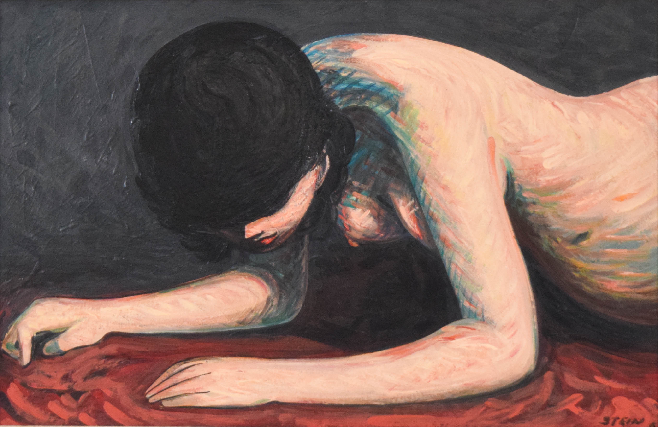 Philip Stein Oil on Board Nude Figure