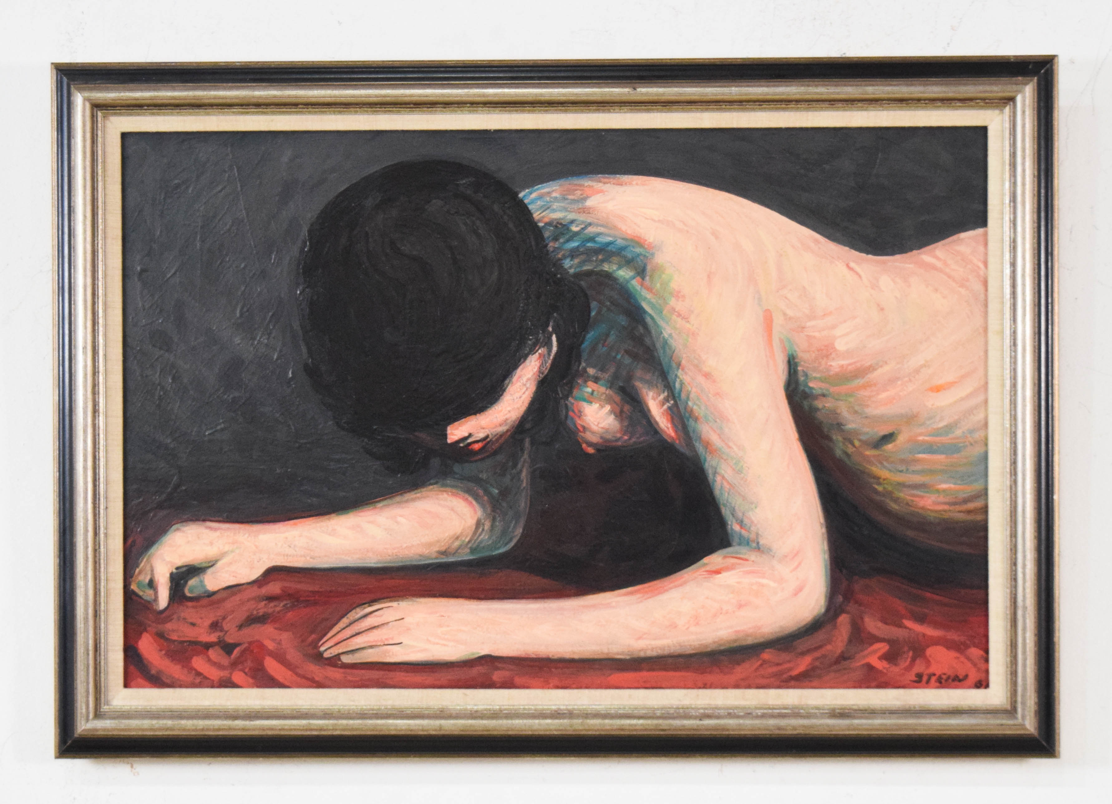 Philip Stein Oil on Board Nude Figure