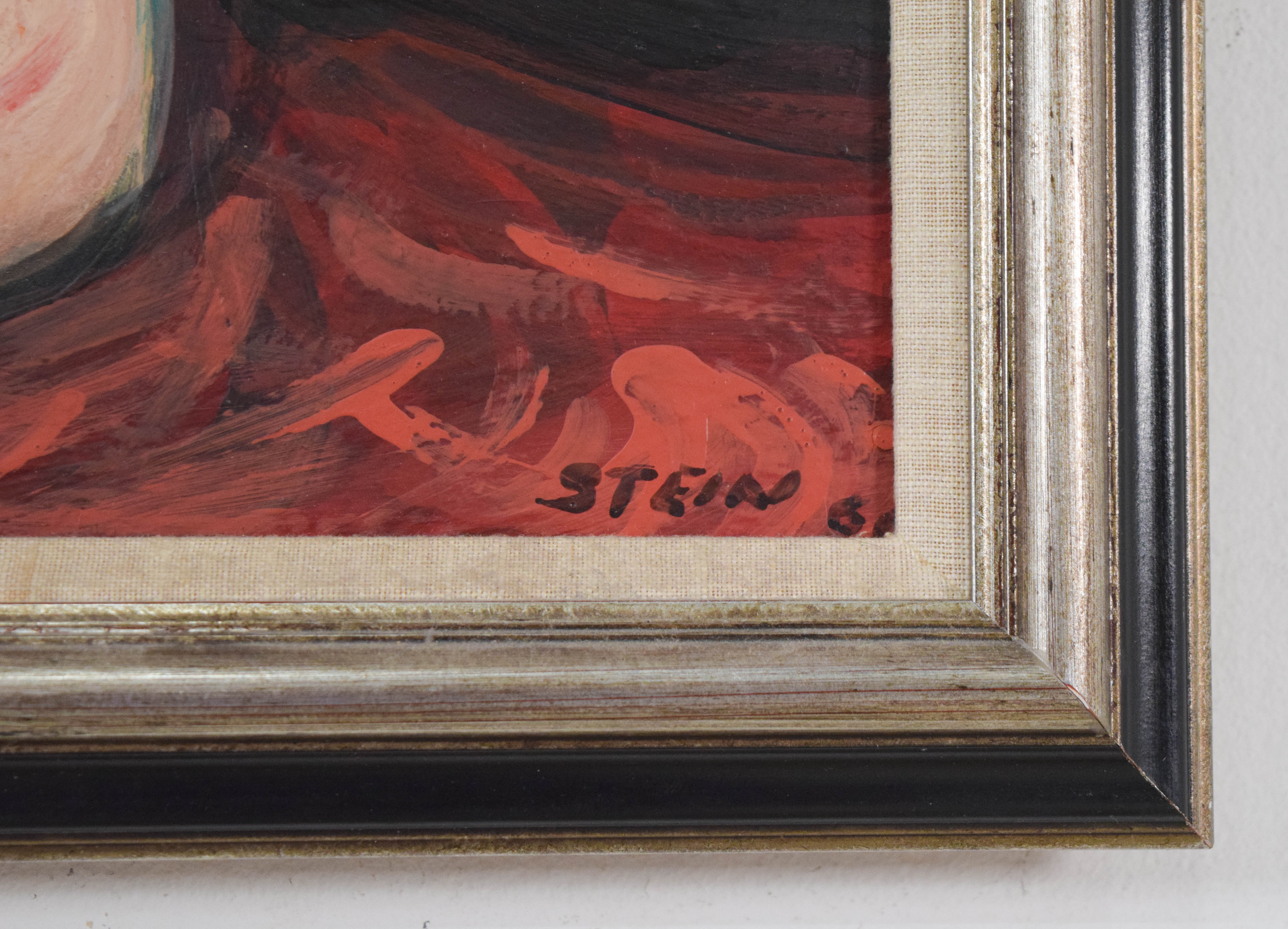 Philip Stein Oil on Board Nude Figure