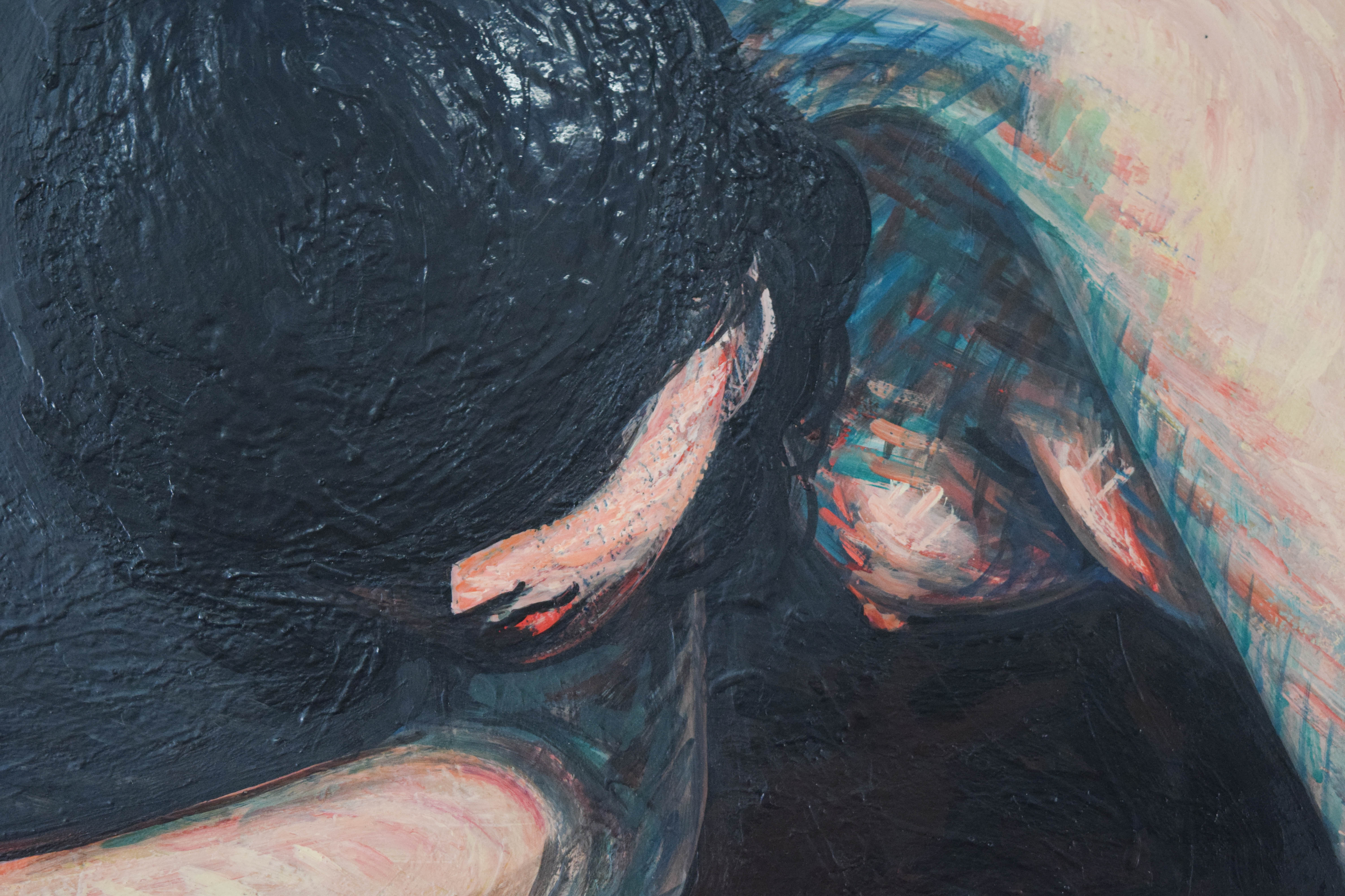 Philip Stein Oil on Board Nude Figure