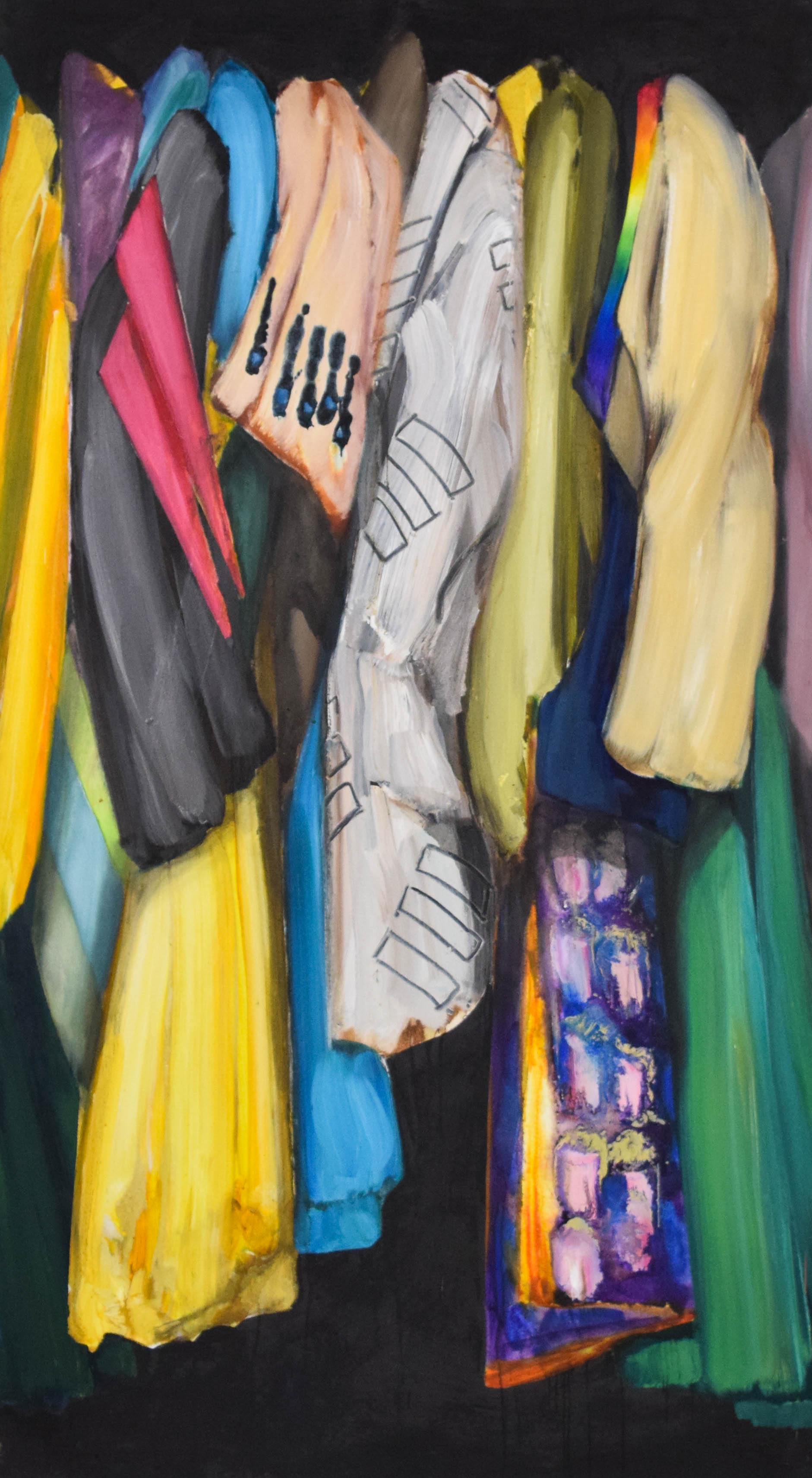 Colin Smith Oil on Canvas Wardrobe #29