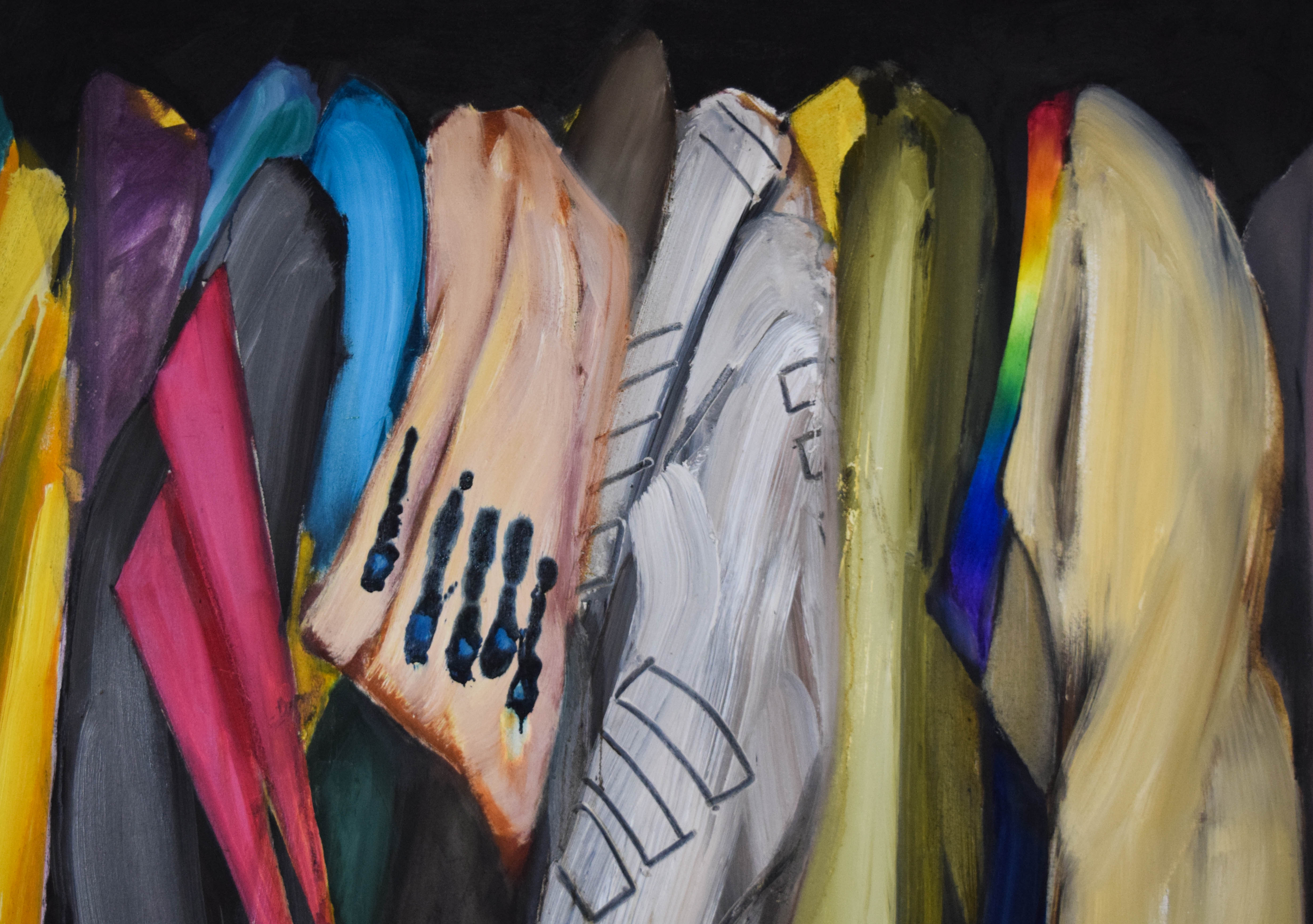 Colin Smith Oil on Canvas Wardrobe #29