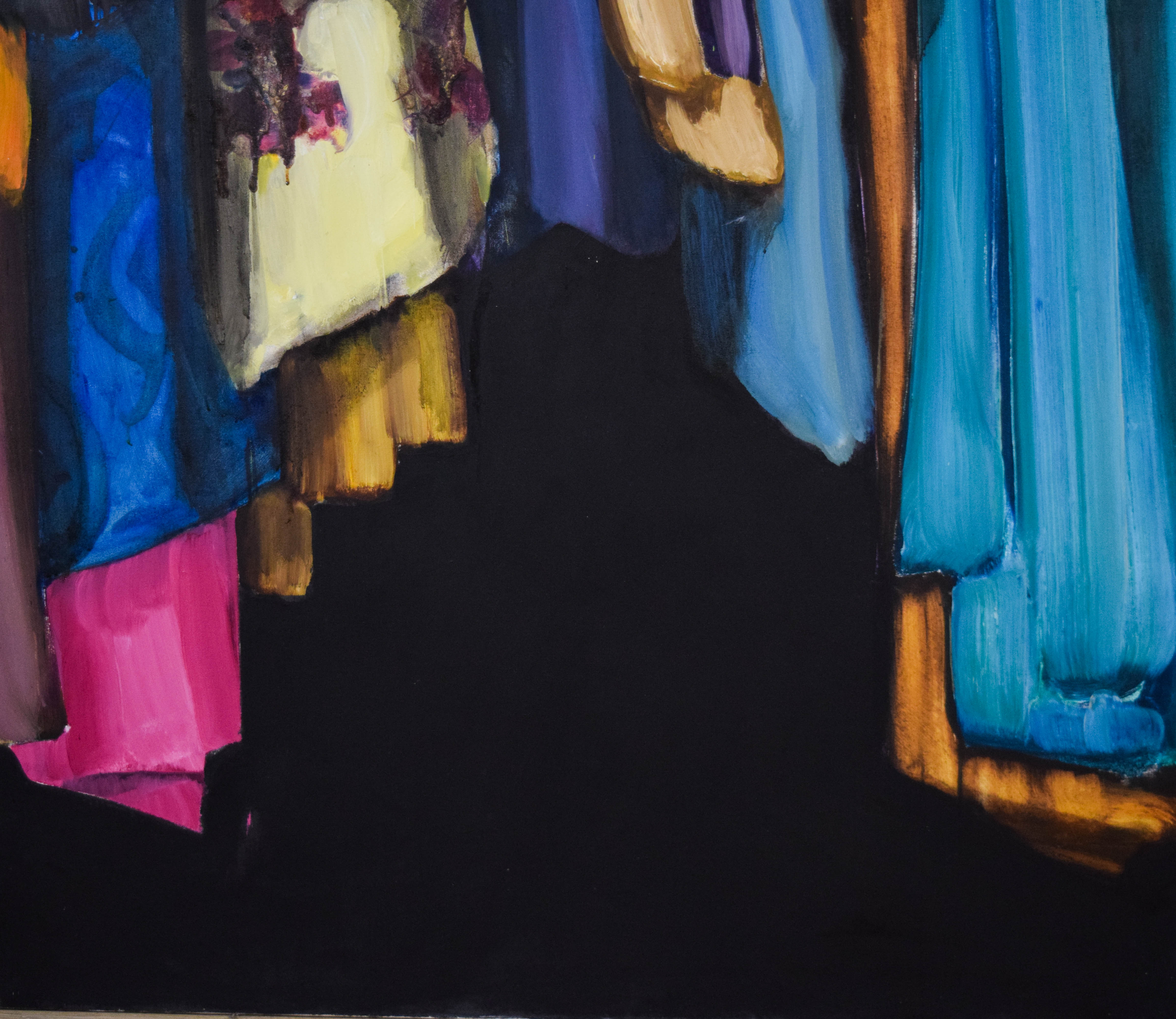 Colin Smith Oil on Canvas Wardrobe #32