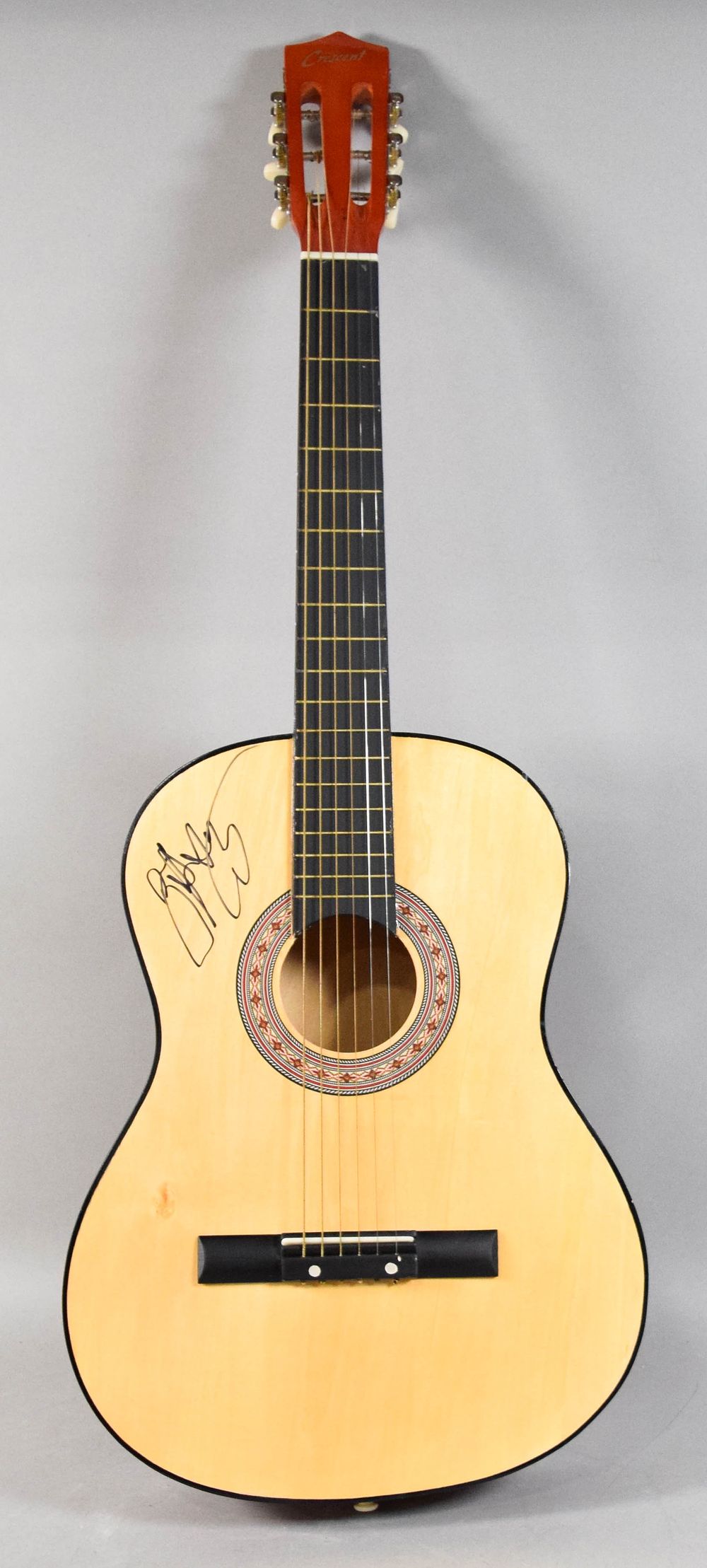 Lot 158: Crescent Acoustic Guitar Signed by Brad Paisley