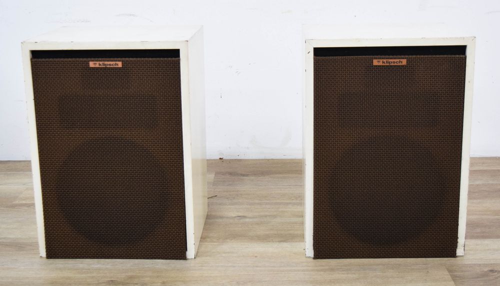 Lot 160: Pair of Vintage Klipsch Heresy Loudspeaker Systems