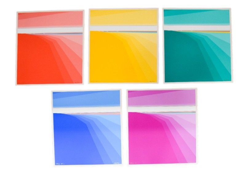 Lot 366: Soren Edsberg Set of Five Color Serigraphs The Course of Life
