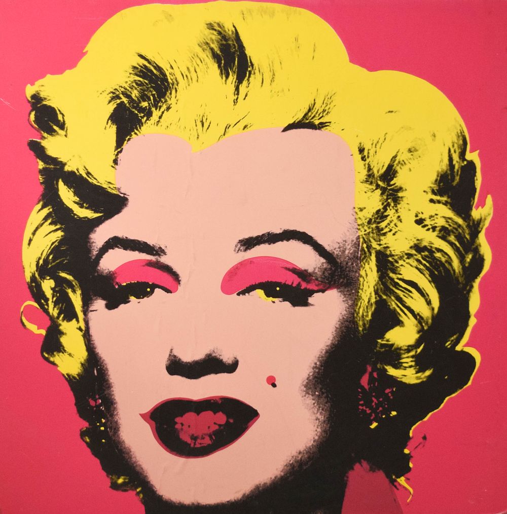 Lot 331: After Andy Warhol Screenprint on Board Marilyn Monroe