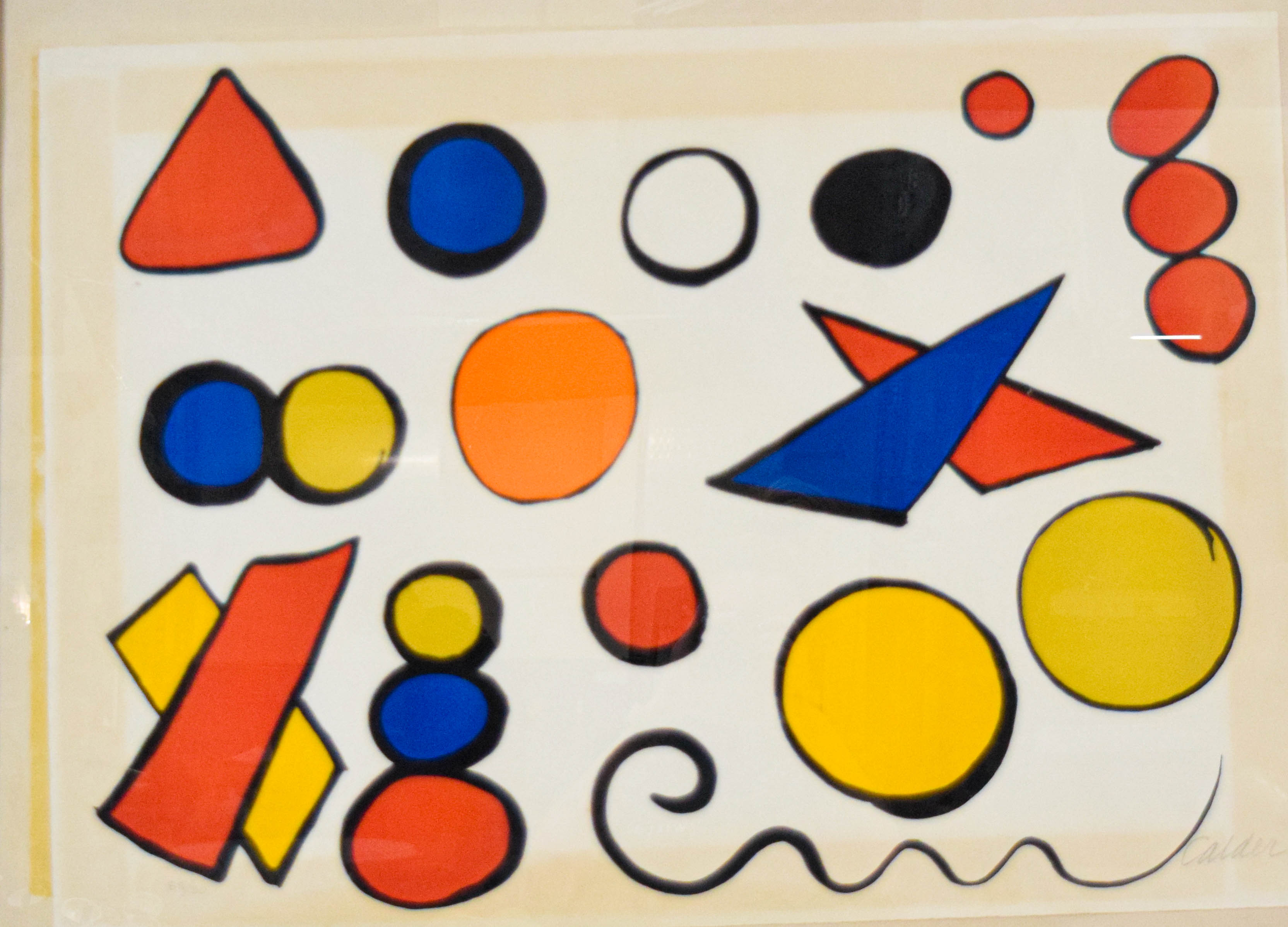 Alexander Calder Lithograph Alphabet et Serpent